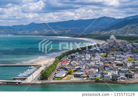 View from Karatsu Castle, Saga Prefecture View from Karatsu Castle, Saga Prefecture 135573129