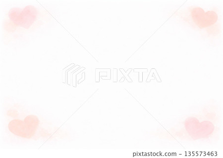 情人節系列：優雅的情人節背景，只有四個角落有陰影。 135573463