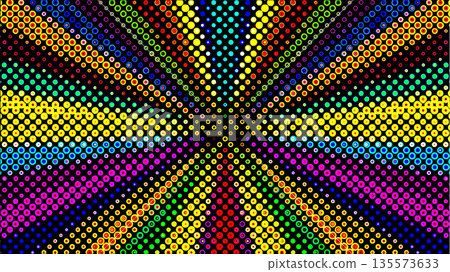 Sun Screentone Pattern Background Sun Screentone Pattern Background 135573633