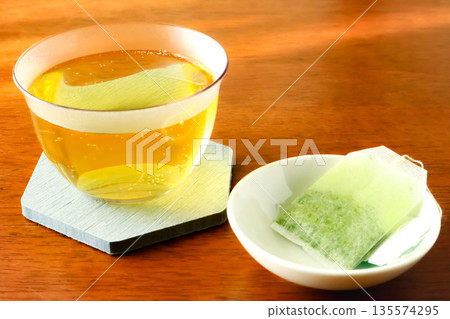 Delicious green tea 135574295