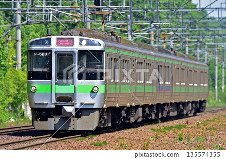 千歲線西之裡（新）JR北海道系列721 F-5201編隊（札幌）機場 135574355