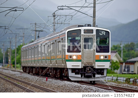 Joetsu Line, Gokan-Numata, JR East, 211 series, A57 formation (Takasaki) Joetsu Line, Gokan-Numata, JR East, 211 series, A57 formation (Takasaki) 135574827