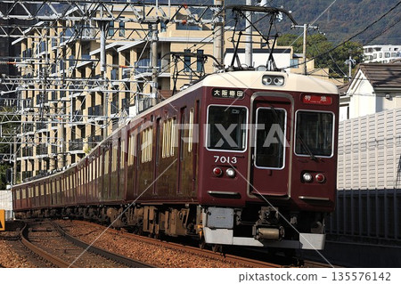 [Hankyu] 7000 Series Limited Express (Kobe Line: Mikage - Okamoto) 135576142