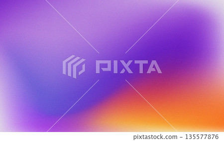 Soft gradient background featuring shades of purple and orange, creating calming and artistic atmosphere 135577876