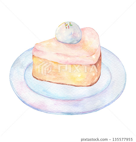 Cheesecake on a plate Cheesecake on a plate 135577955