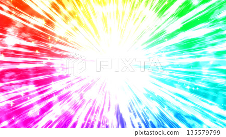 炫彩彩虹背景（16:9） 135579799