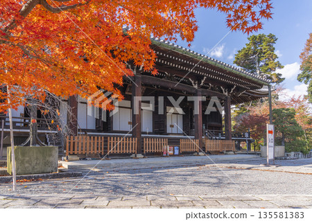 Komyo-ji Temple, Miedo Hall, Autumn, Autumn Foliage Season Komyo-ji Temple, Miedo Hall, Autumn, Autumn Foliage Season 135581383