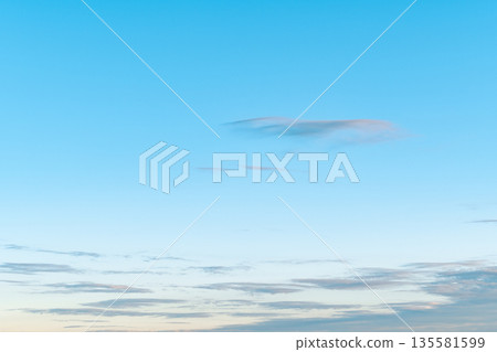 Afternoon blue sky with clouds flowing A-4 Light color Afternoon blue sky with clouds flowing A-4 Light color 135581599