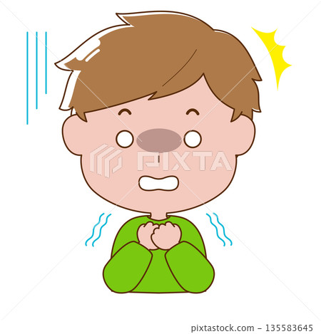 害怕的男孩 135583645