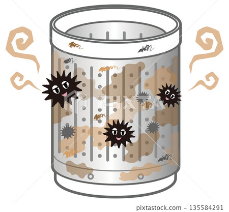 臟的洗衣盆 135584291