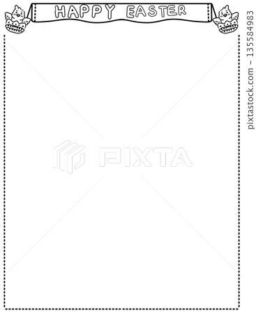 easter frame 135584983
