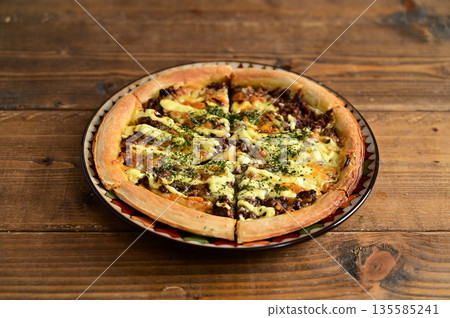 Keema curry pizza 135585241