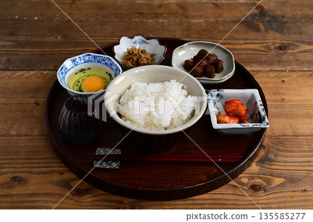 Rice and rice accompaniments 135585277