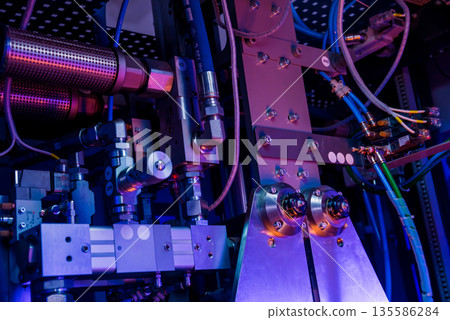 The plastic bottle blowing machine. PET preforms for blowing of plastic bottles The plastic bottle blowing machine. PET preforms for blowing of plastic bottles 135586284