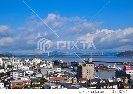 Shimanami Kaido Kurushima Kaikyo Second Bridge Kurushima Kaikyo First Bridge 135587643
