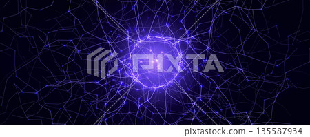 Energy Light Ring Neon Circle Net Web. Magic Portal Hole, Thunder Light Round Lightnin, Lightning Ball. Blue Purple Hole Light, Static Current Effect Background. Vector Illustration Energy Light Ring Neon Circle Net Web. Magic Portal Hole, Thunder Light Round Lightnin, Lightning Ball. Blue Purple Hole Light, Static Current Effect Background. Vector Illustration 135587934