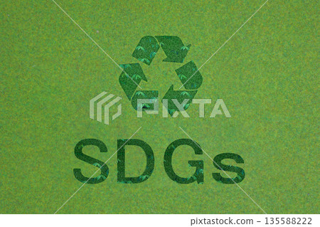 SDGs written on a letter material SDGs written on a letter material 135588222
