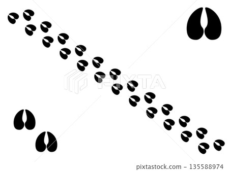A simple set of materials inspired by sheep footprints 135588974