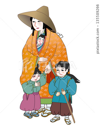 常磐禦前、今若、音若、牛若 135589266