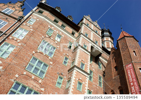 historic red brick building in Poland historic red brick building in Poland 135589494