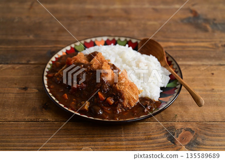 Fillet cutlet beef curry Fillet cutlet beef curry 135589689