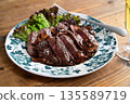 Cow roast steak 135589719