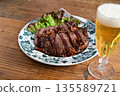 Cow roast steak 135589721