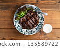 Cow roast steak 135589722