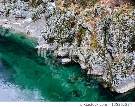 Monobe River, a scenic spot in Japan Monobe River, a scenic spot in Japan 135591854