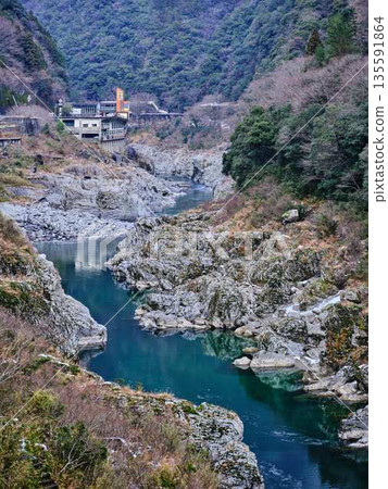 Monobe River, a scenic spot in Japan Monobe River, a scenic spot in Japan 135591864
