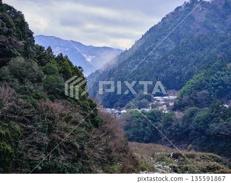 Monobe River, a scenic spot in Japan Monobe River, a scenic spot in Japan 135591867