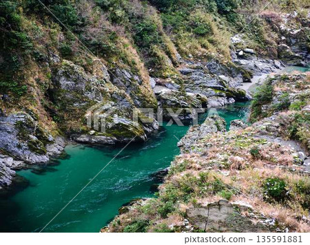 Monobe River, a scenic spot in Japan Monobe River, a scenic spot in Japan 135591881
