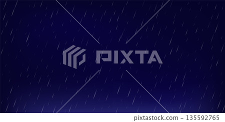 Rain effect background. Rainy backdrop with water drops. Dark rainy autumn or spring sky with rain. Abstract vector illustration Rain effect background. Rainy backdrop with water drops. Dark rainy autumn or spring sky with rain. Abstract vector illustration 135592765