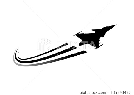 Fighter jet icon. Modern Fighter Jet Silhouette Isolated on transparent, isolated Background Fighter jet icon. Modern Fighter Jet Silhouette Isolated on transparent, isolated Background 135593432