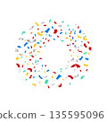 colorful confetti paper confetti design confetti design 135595096
