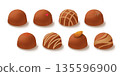 半球形巧克力插圖素材集 135596900