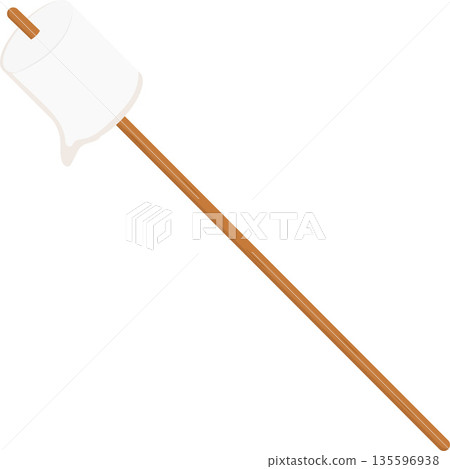 Marshmallow Flat Illustration. Clean Icon Design Element on Transparent Background Marshmallow Flat Illustration. Clean Icon Design Element on Transparent Background 135596938
