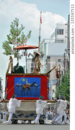 Kyoto Gion Festival Yamahoko Procession Mount Moso 135597513