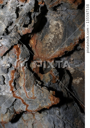 Inside a cave. Inside a cave. 135597538