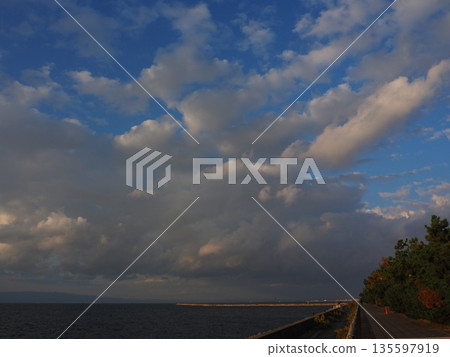 Sea at dusk Sea at dusk 135597919