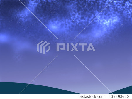 Blue night sky before dawn 135598620