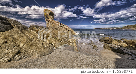 Beach of El Portizuelo, Spain 135598771