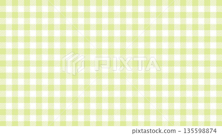 Gingham check background pattern, yellow-green, simple Gingham check background pattern, yellow-green, simple 135598874
