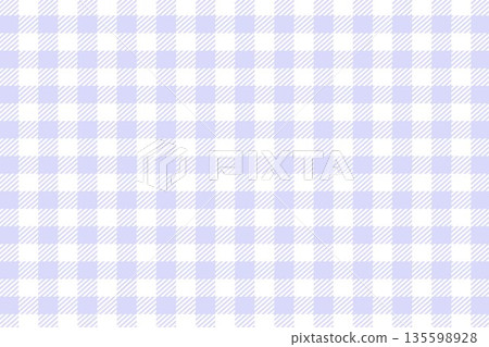 Gingham check background pattern, blue-purple, simple 135598928