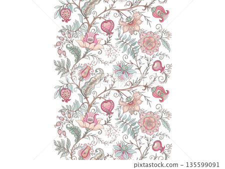floral seamless pattern soft2 135599091
