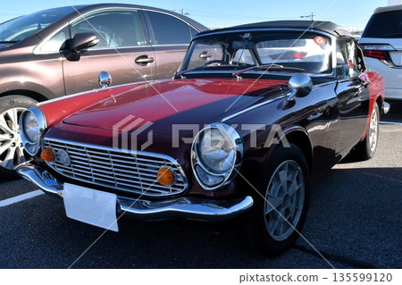 Red sports car Red sports car 135599120
