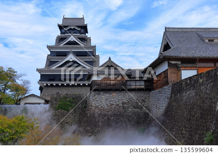 Kumamoto Castle, a place where history and nature coexist in harmony, and associated with Kato Kiyomasa (Kumamoto Prefecture) 135599604