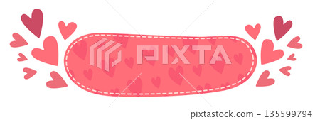 Pink Valentines day speech bubble with hearts. Valentines day banner, poster, social media post layout, quiz backdrop, square banner design template set. abstract pink love shape Pink Valentines day speech bubble with hearts. Valentines day banner, poster, social media post layout, quiz backdrop, square banner design template set. abstract pink love shape 135599794