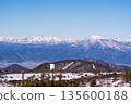 Myoko-Togakushi mountain range from the hiking trail of Mt. Nekodake in winter 135600188