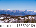 Myoko-Togakushi mountain range from the hiking trail of Mt. Nekodake in winter 135600189